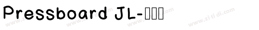 Pressboard JL字体转换